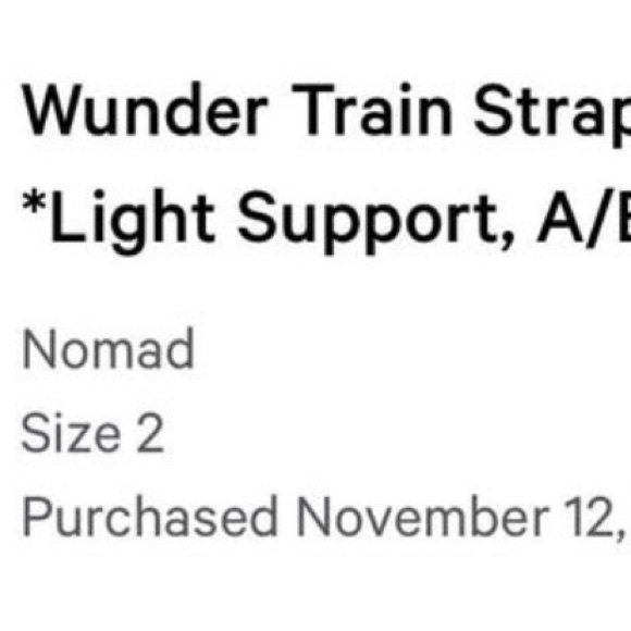 Lululemon Wunder Train Strappy Racer Bra - Picture 2 of 2